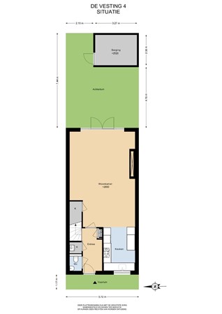 Floorplan - De Vesting 4, 4194 AR Meteren